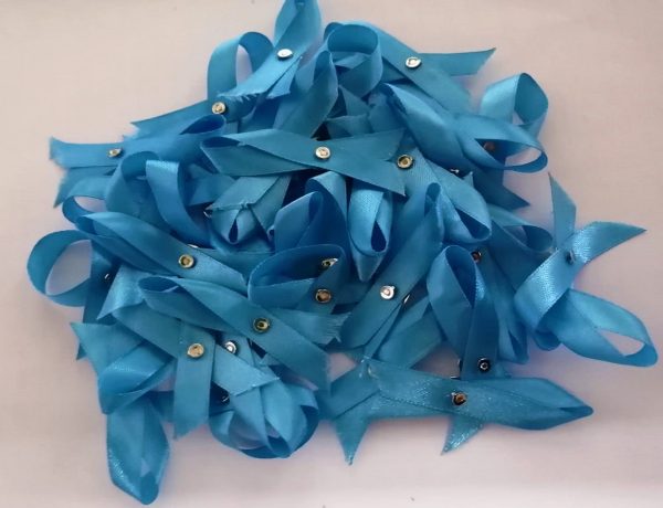 Ribbons Material Blue