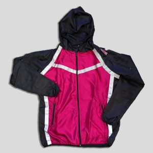 Rain Jacket Black Pink