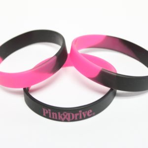 Wristband Pink Black Adult