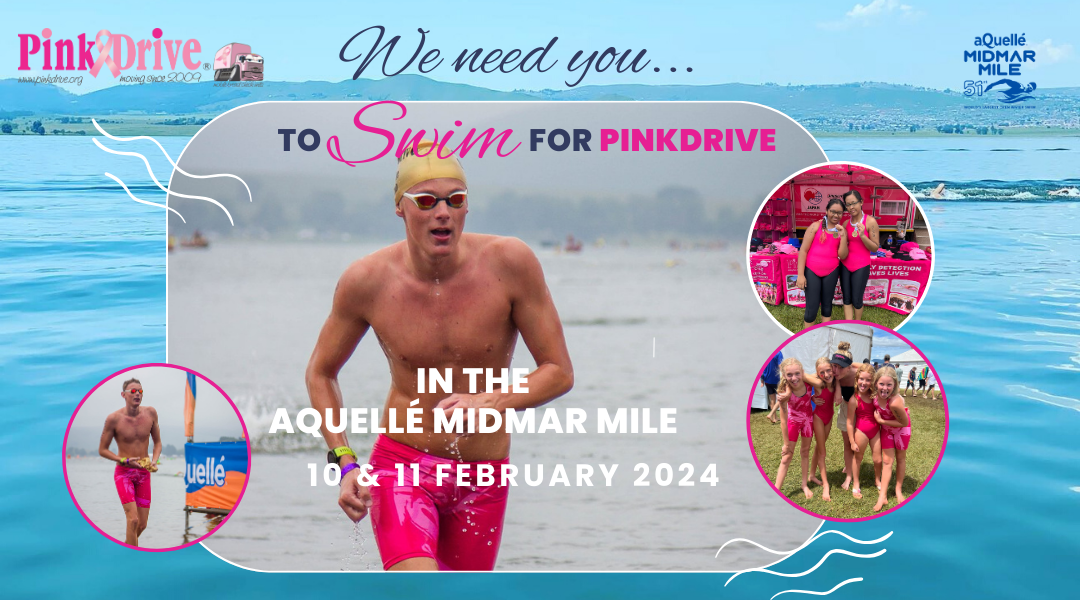 Swim for PinkDrive in the aQuellé Midmar Mile 2024