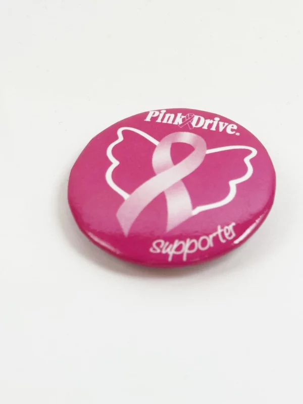 Supporter Wings Badge - Dark Pink